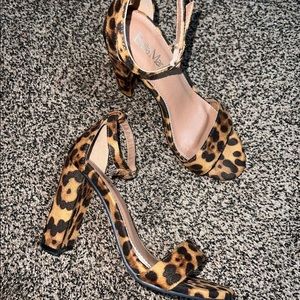 bella marie leopard print heels